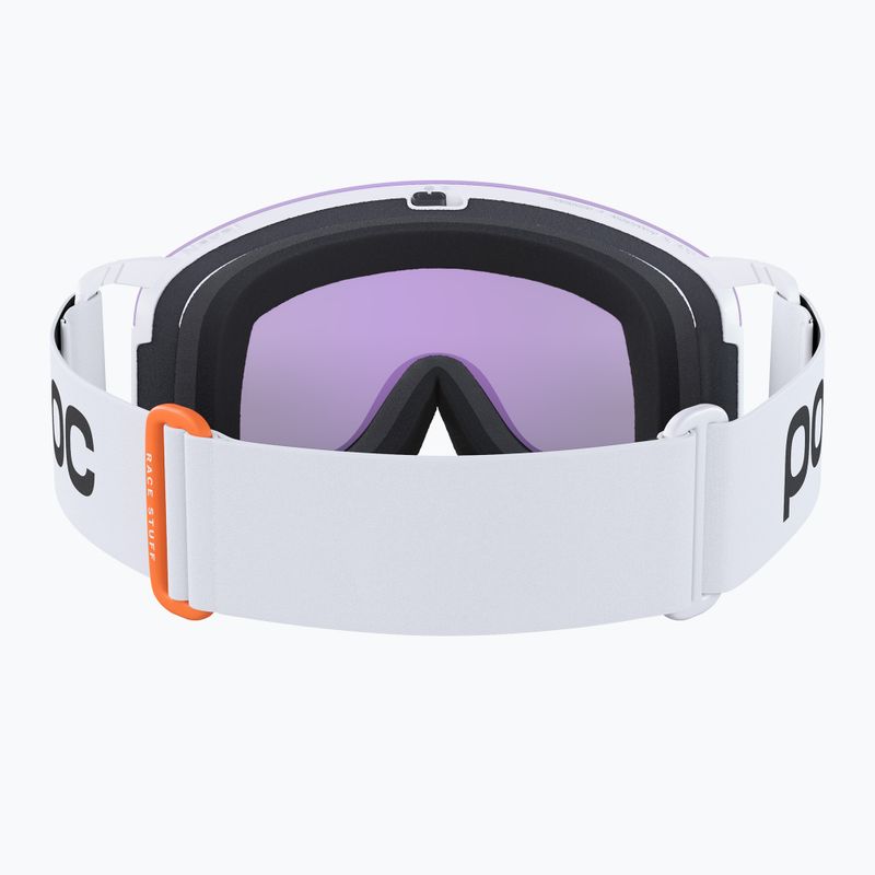 POC Nexal Mid Clarity Comp bianco idrogeno/nero uranio/blu spectris occhiali da sci 10