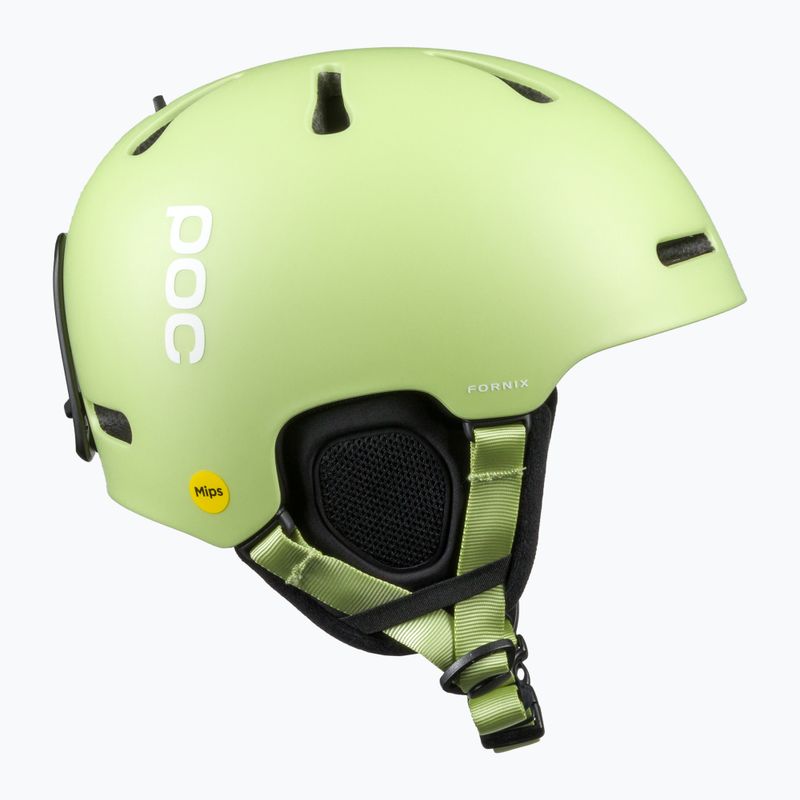 Casco da sci POC Fornix MIPS limone calcite opaco 4