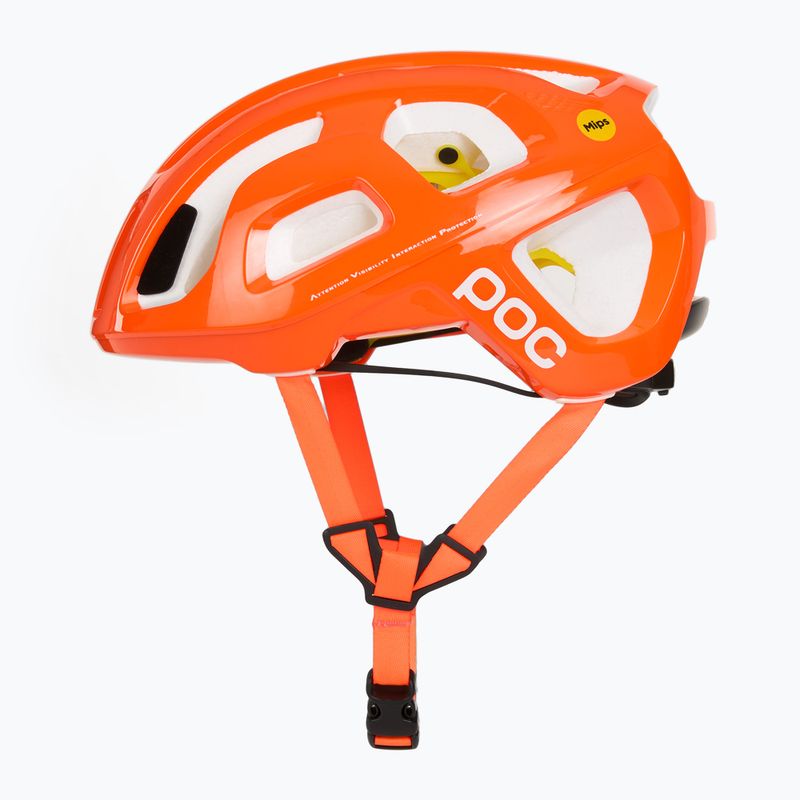 Casco da bici POC Octal MIPS arancione fluorescente avip 3