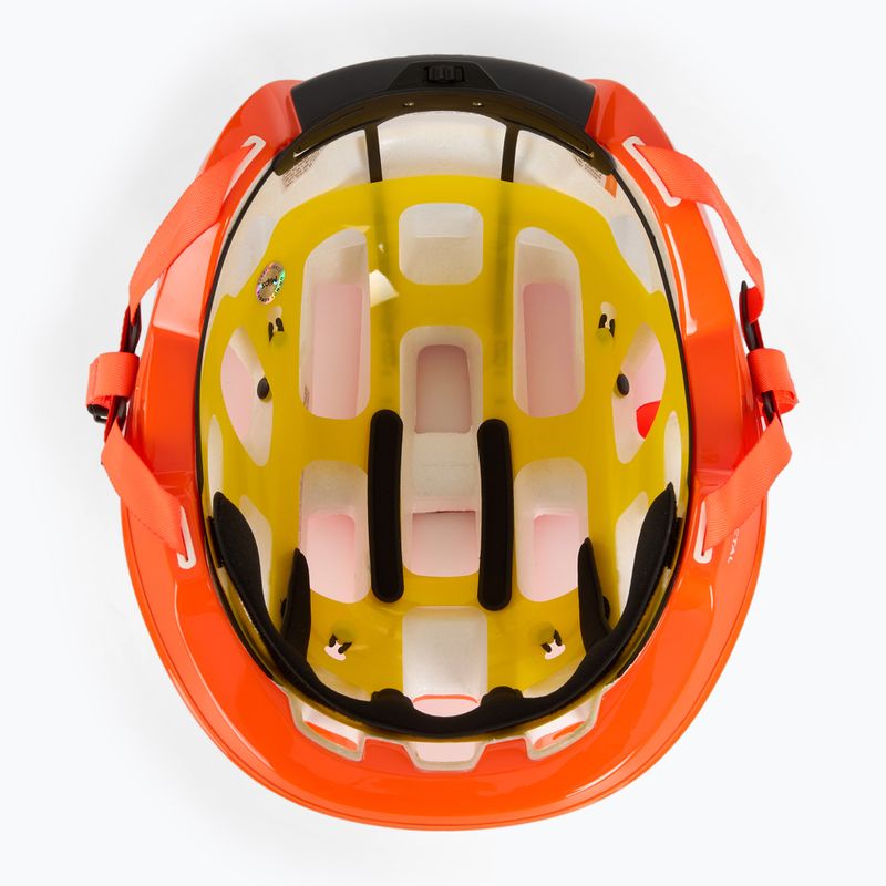 Casco da bici POC Octal MIPS arancione fluorescente avip 5