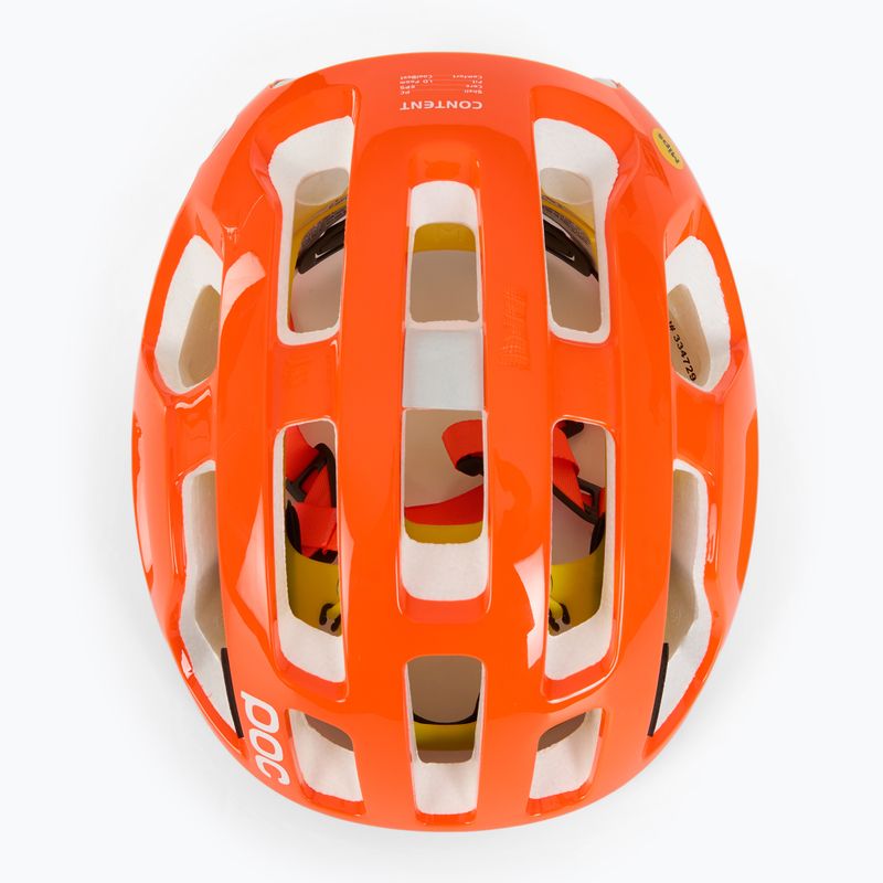 Casco da bici POC Octal MIPS arancione fluorescente avip 6