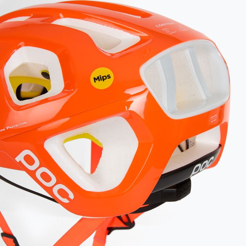 Casco da bici POC Octal MIPS arancione fluorescente avip 7