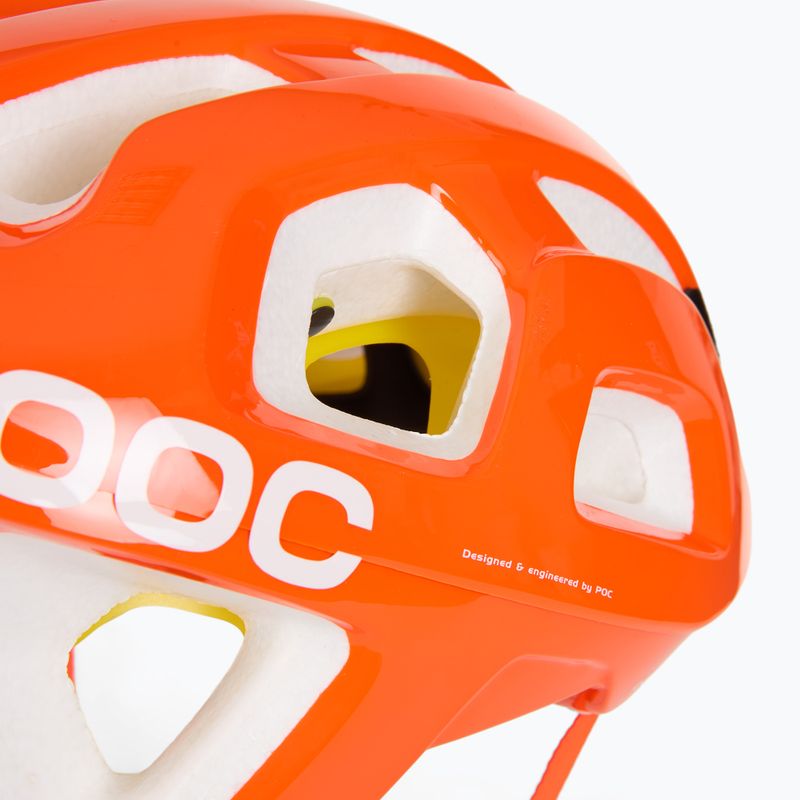 Casco da bici POC Octal MIPS arancione fluorescente avip 8