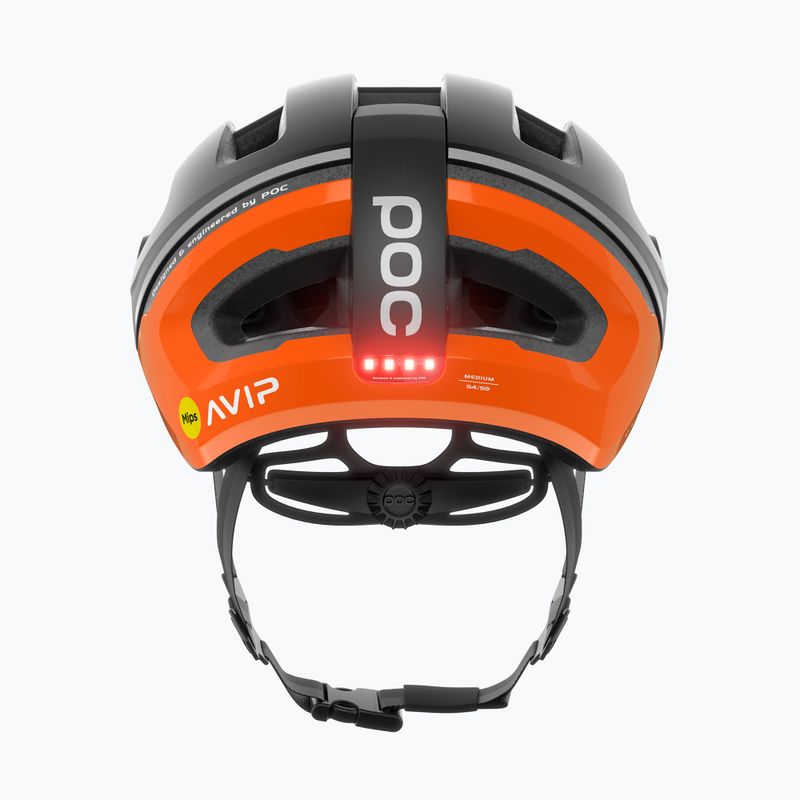 Casco da bici POC Omne Beacon MIPS arancione fluorescente avip/nero uranio opaco 7