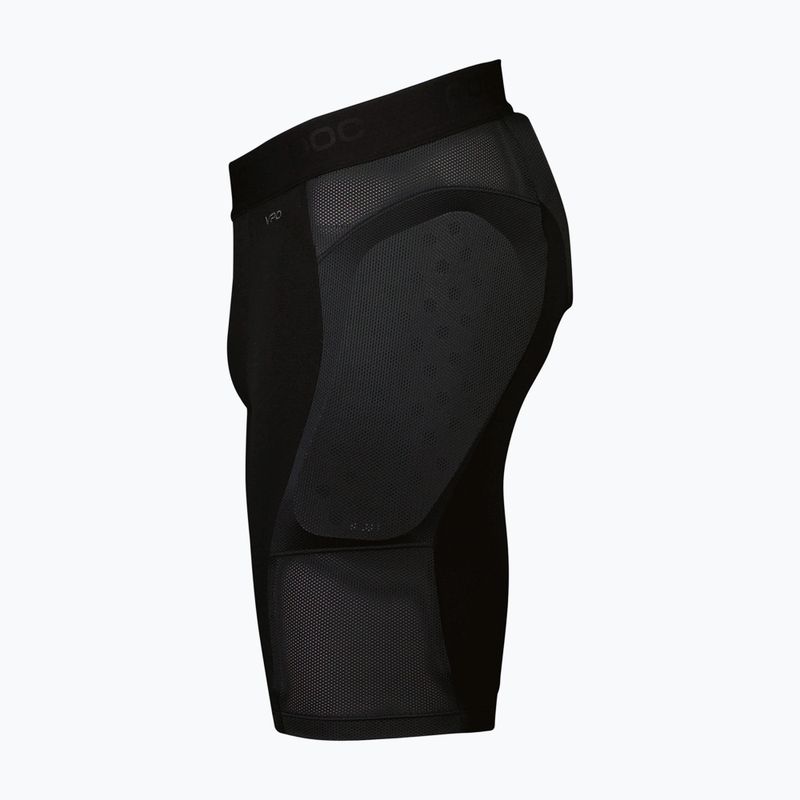 Pantaloncini da ciclismo da uomo con protezioni POC Oseus VPD nero uranio 2