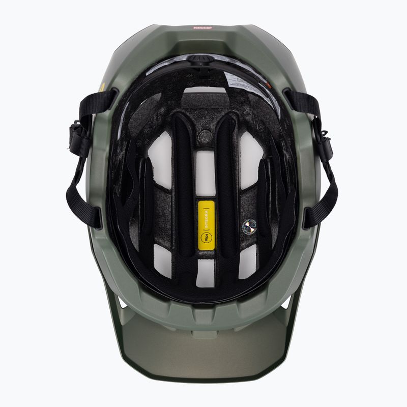 POC Kortal Race MIPS casco da bici verde epidoto/nero uranio metallizzato/opaco 5