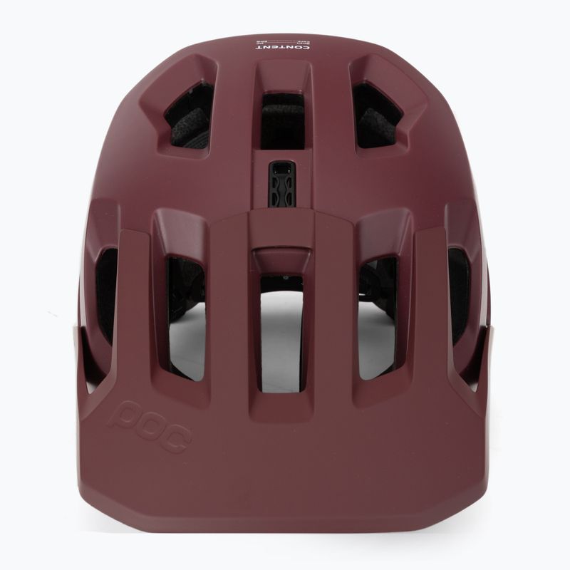 Casco da bici POC Kortal rosso granata opaco 2