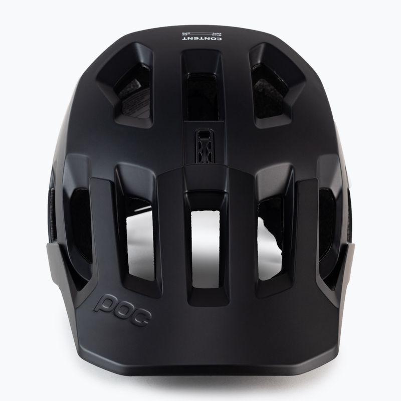 Casco da bici POC Kortal nero uranio/blu opale metallizzato/opaco 2