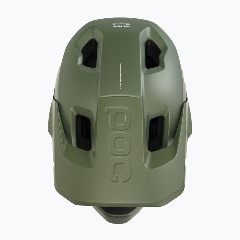 Casco da bici POC Otocon verde pidote metallizzato/opaco 6