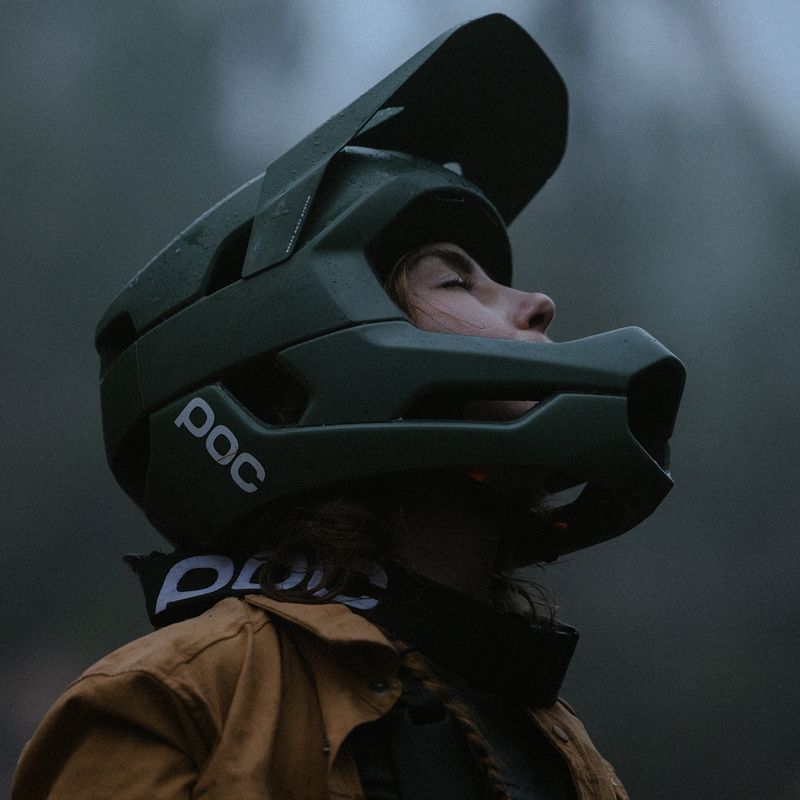 Casco da bici POC Otocon verde pidote metallizzato/opaco 12