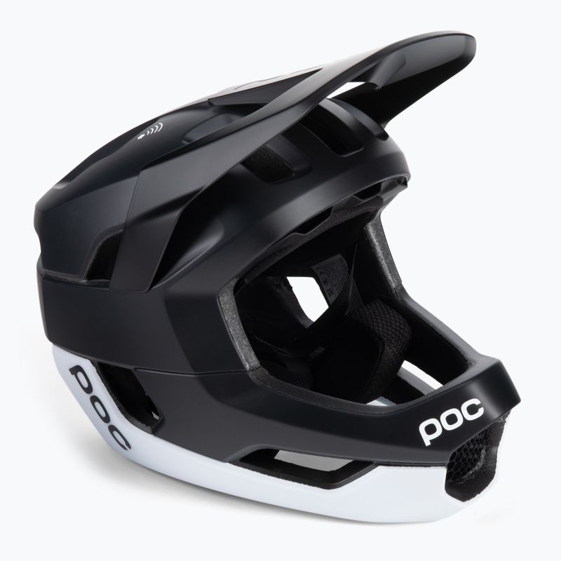 POC Otocon Race MIPS casco da bici nero uranio/bianco idrogeno opaco