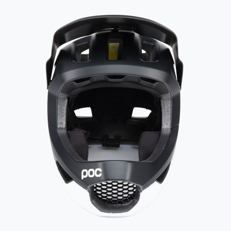 POC Otocon Race MIPS casco da bici nero uranio/bianco idrogeno opaco 3