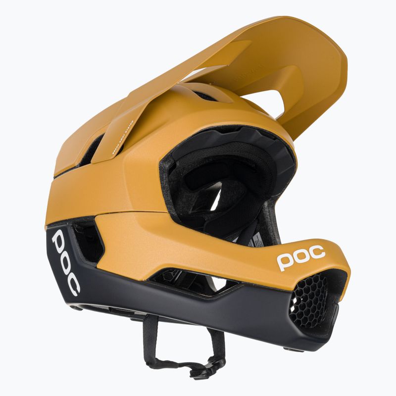 Casco da bici POC Otocon Race MIPS cerussite kashima/nero uranio metallizzato/opaco