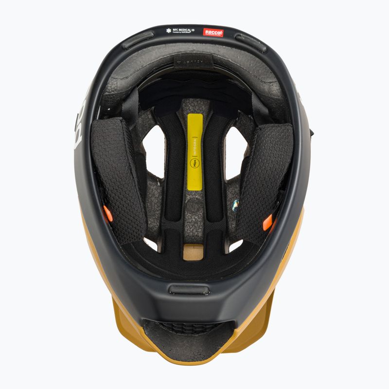 Casco da bici POC Otocon Race MIPS cerussite kashima/nero uranio metallizzato/opaco 7