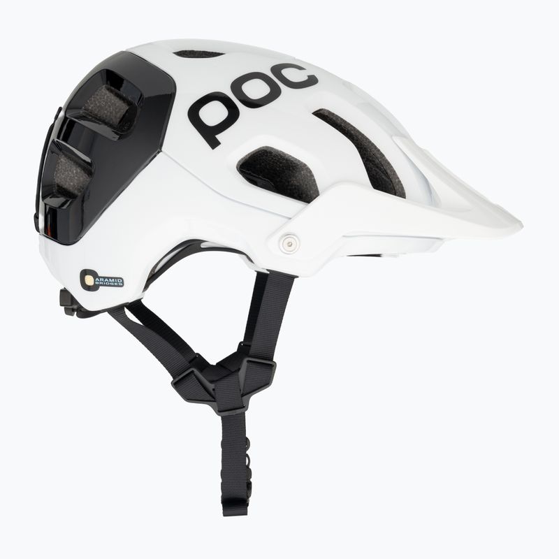 Casco MTB POC Tectal Race MIPS bianco idrogeno/nero uranio 4