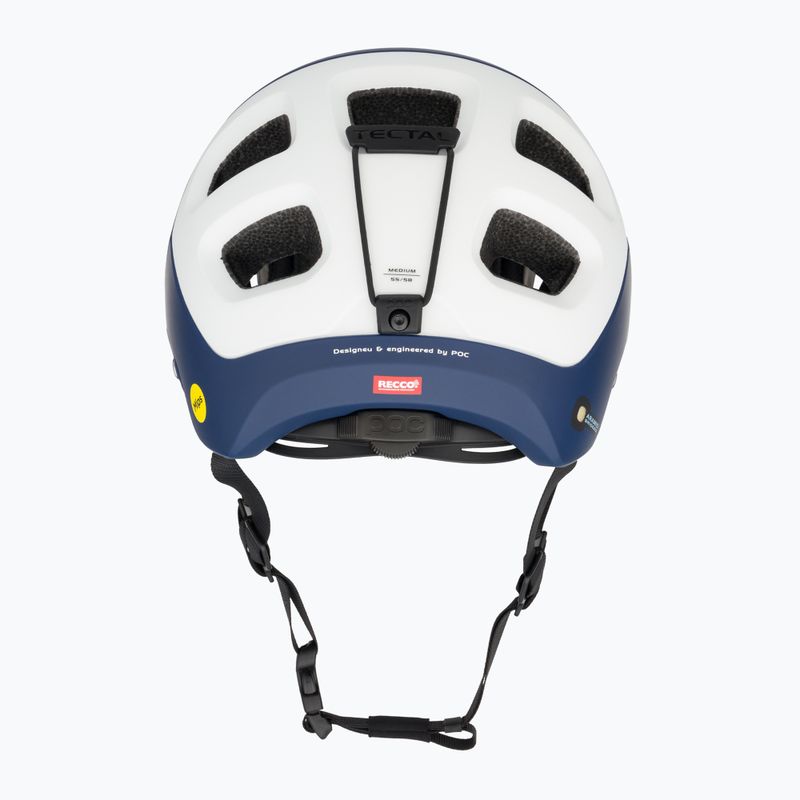 Casco MTB POC Tectal Race MIPS blu piombo/bianco idrogeno opaco 3