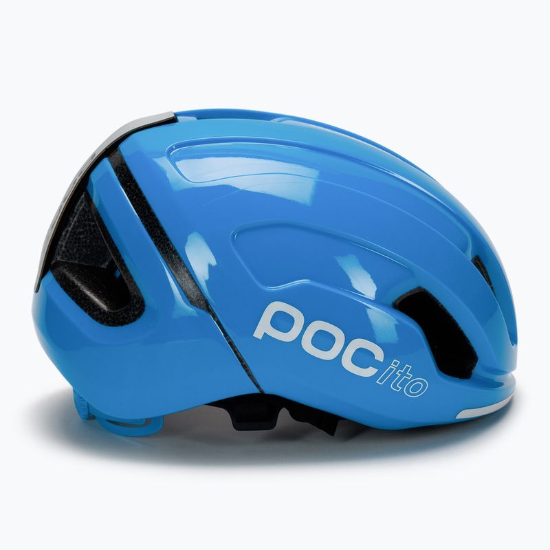 Casco da bici per bambini POC POCito Omne MIPS blu fluorescente 3