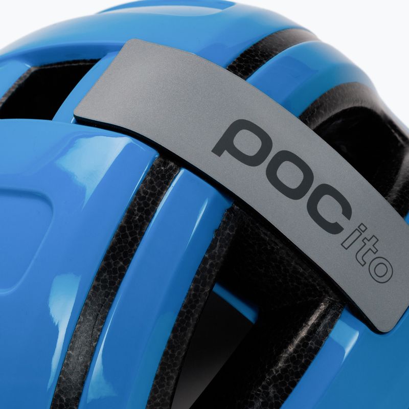 Casco da bici per bambini POC POCito Omne MIPS blu fluorescente 7