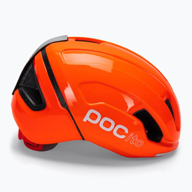 Casco da bici per bambini POC POCito Omne MIPS arancione fluorescente 3