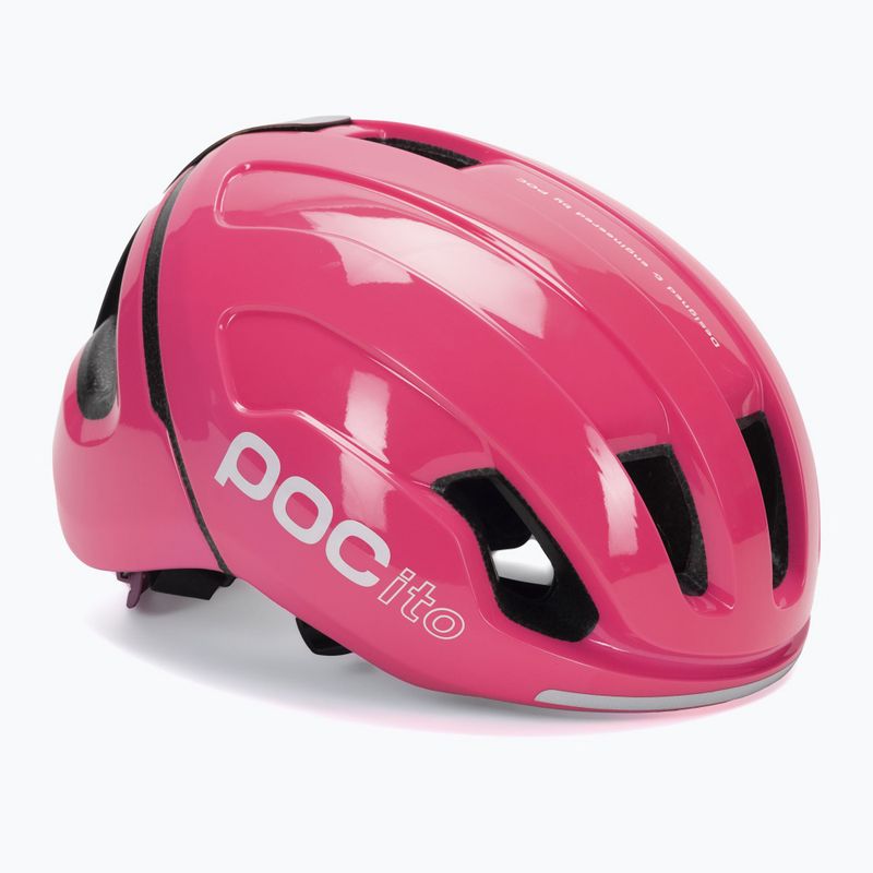 Casco da bici per bambini POC POCito Omne MIPS rosa fluorescente