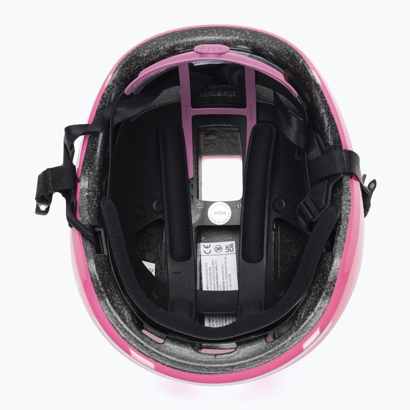 Casco da bici per bambini POC POCito Omne MIPS rosa fluorescente 5