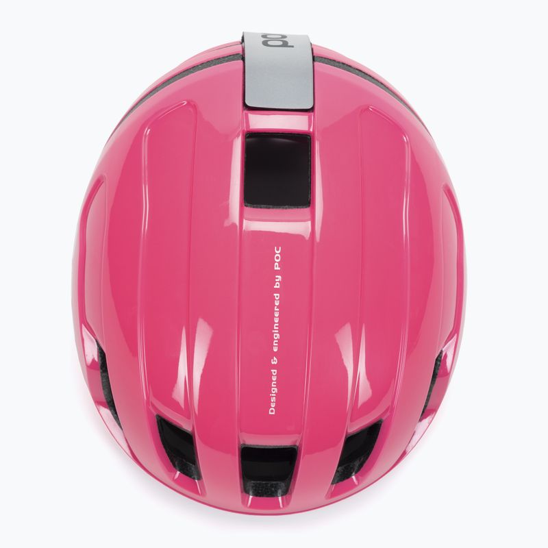 Casco da bici per bambini POC POCito Omne MIPS rosa fluorescente 6