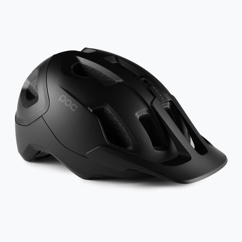 Casco da bici POC Axion nero uranio opaco