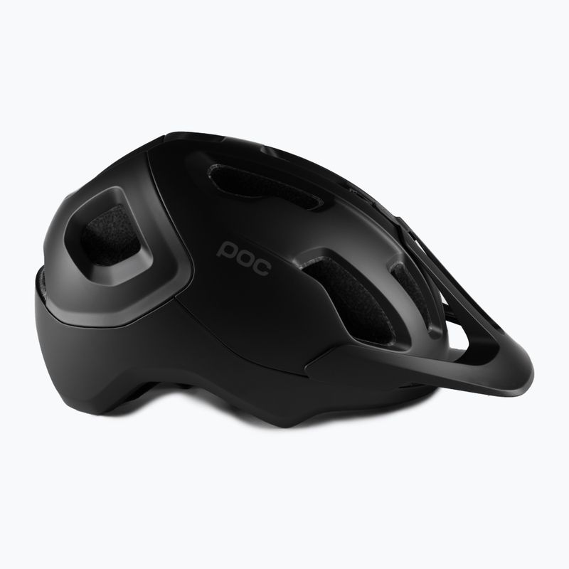 Casco da bici POC Axion nero uranio opaco 3