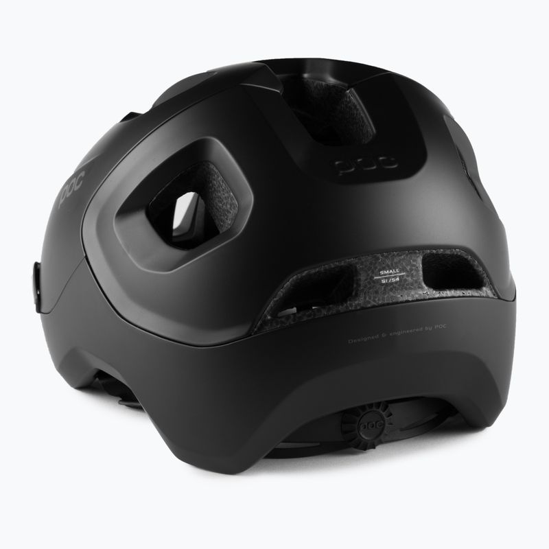 Casco da bici POC Axion nero uranio opaco 4