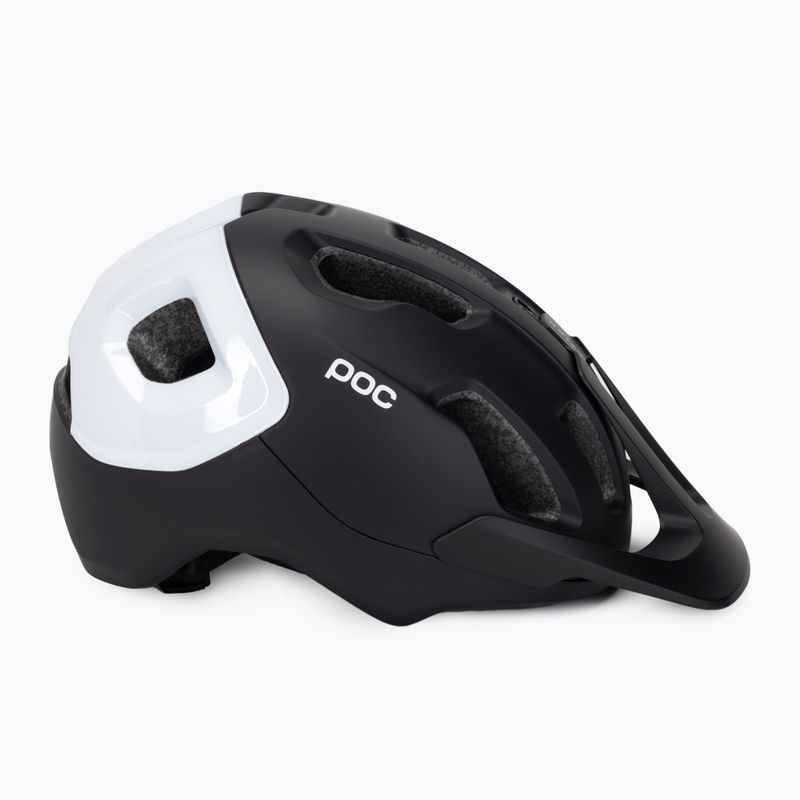 POC Axion Race MIPS casco da bici nero uranio opaco/bianco idrogeno 3