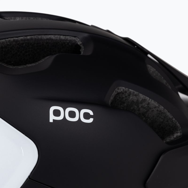 POC Axion Race MIPS casco da bici nero uranio opaco/bianco idrogeno 7