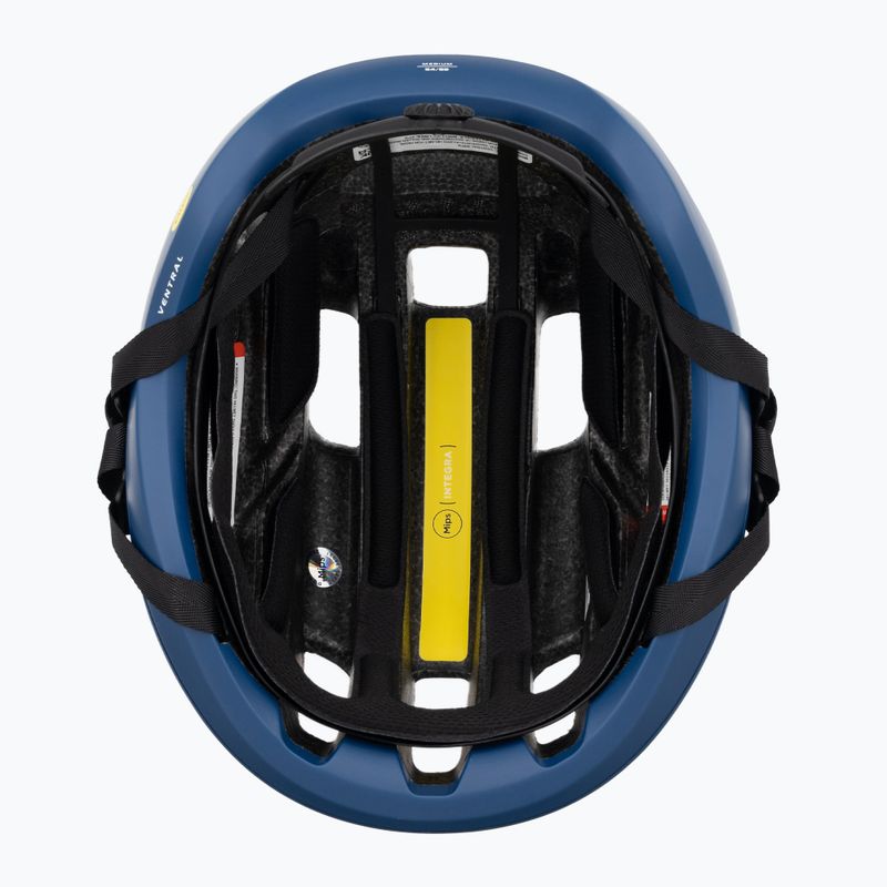 Casco da bici POC Ventral MIPS blu piombo opaco 5