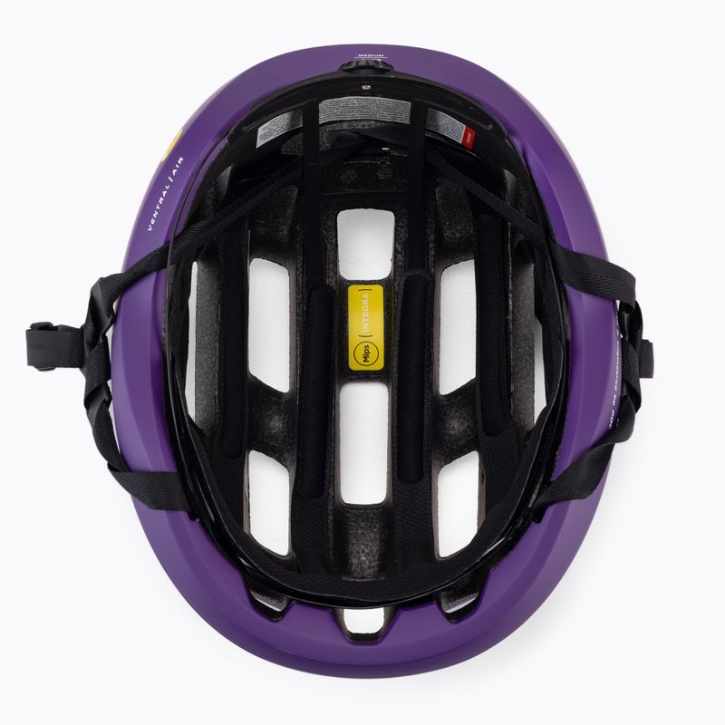 Casco da bici POC Ventral Air MIPS viola zaffiro opaco 5