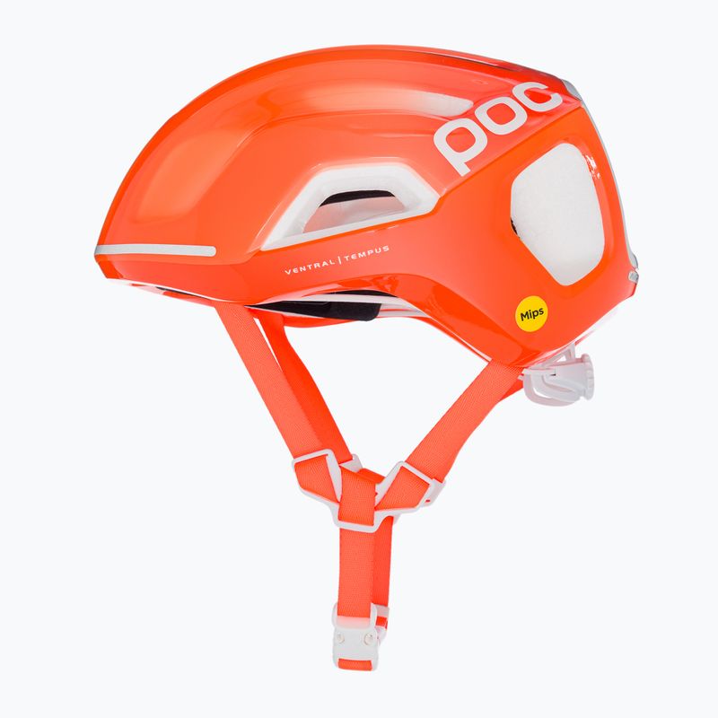 Casco da bici POC Ventral Tempus MIPS arancione fluorescente avip 5