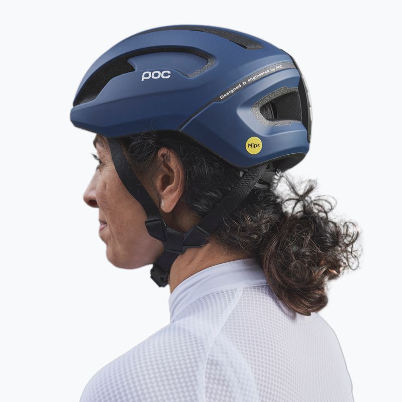 Casco da bici POC Omne Air MIPS blu piombo opaco 7