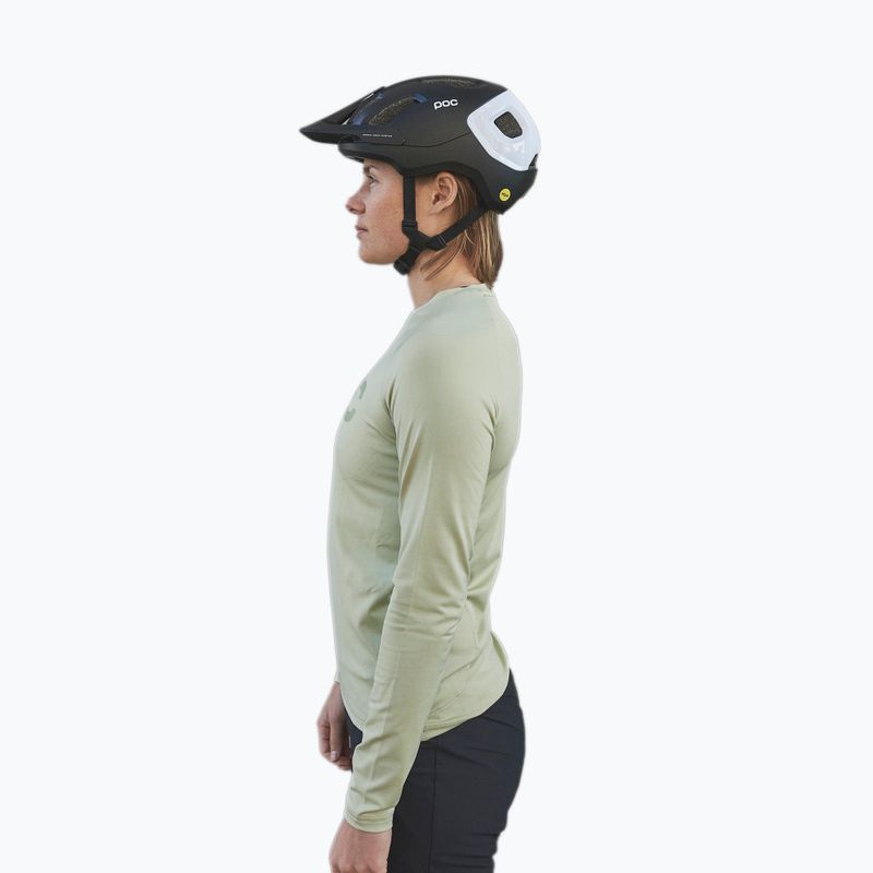 Maglia ciclismo donna manica lunga POC Reform Enduro verde prehnite 4