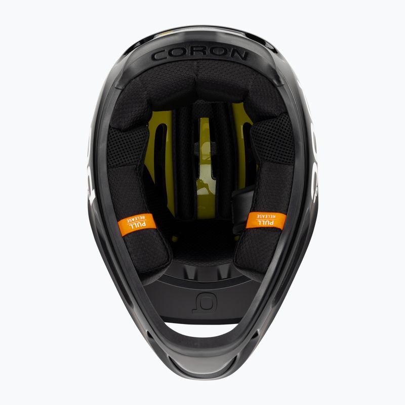 Casco da bicicletta POC Coron Air MIPS nero uranio 5