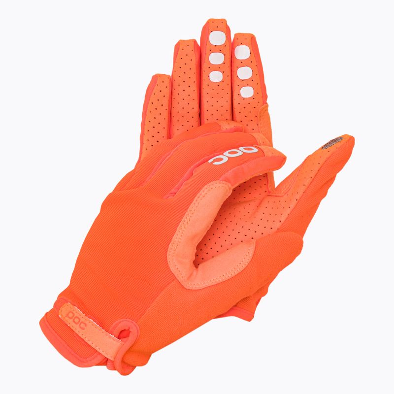 POC Resistance Enduro Adj guanti da ciclismo arancio zink