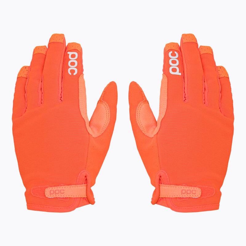 POC Resistance Enduro Adj guanti da ciclismo arancio zink 3