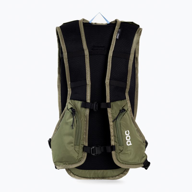 Zaino da bicicletta POC Column VPD 13 l verde epidoto 2