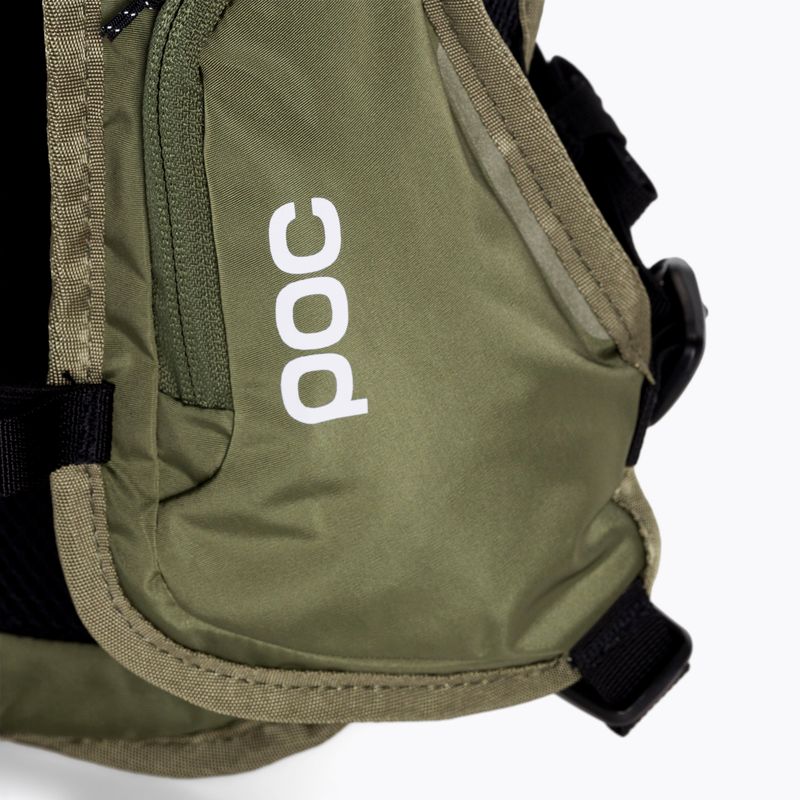 Zaino da bicicletta POC Column VPD 13 l verde epidoto 5