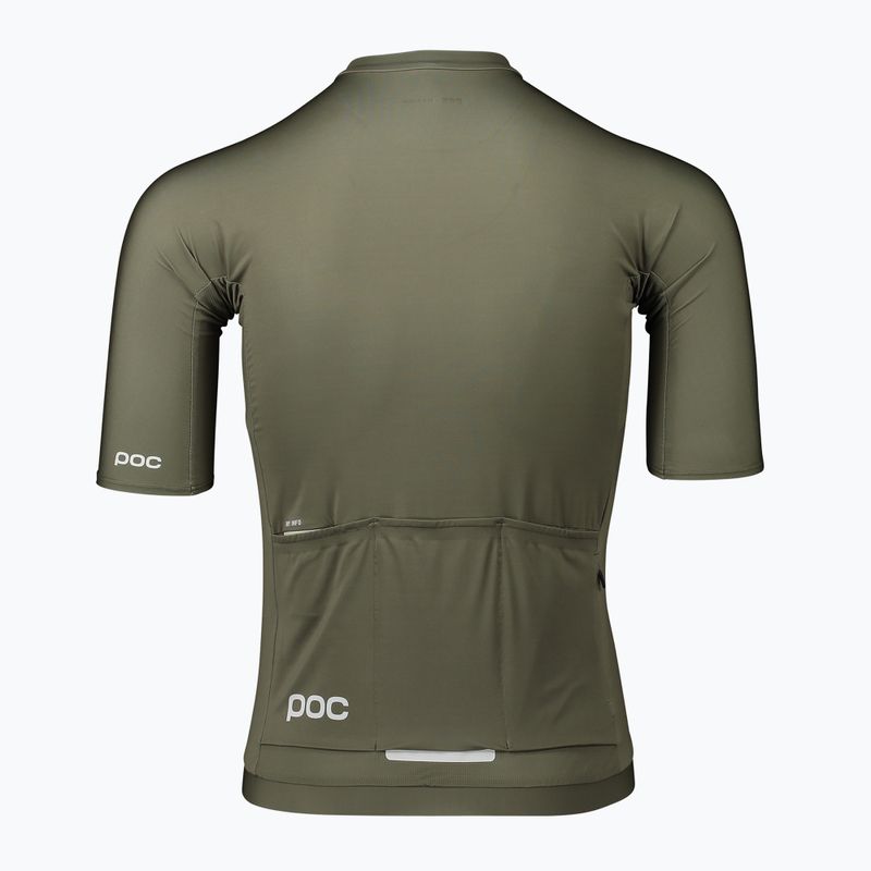 Maglia da ciclismo da uomo POC Pristine epidote verde 2