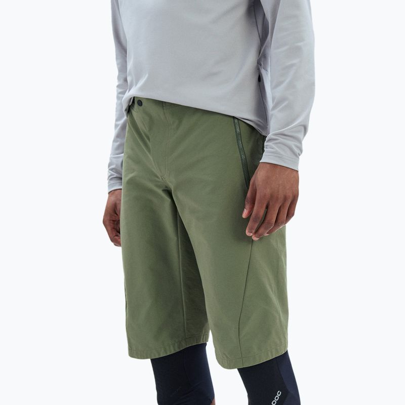 Pantaloncini da ciclismo POC Essential Enduro da uomo verde epidoto