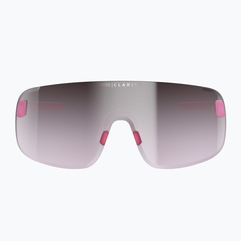 Occhiali da sole POC Elicit actinium pink translucent/clarity road silver 2