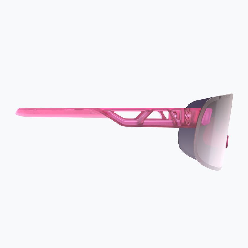 Occhiali da sole POC Elicit actinium pink translucent/clarity road silver 4