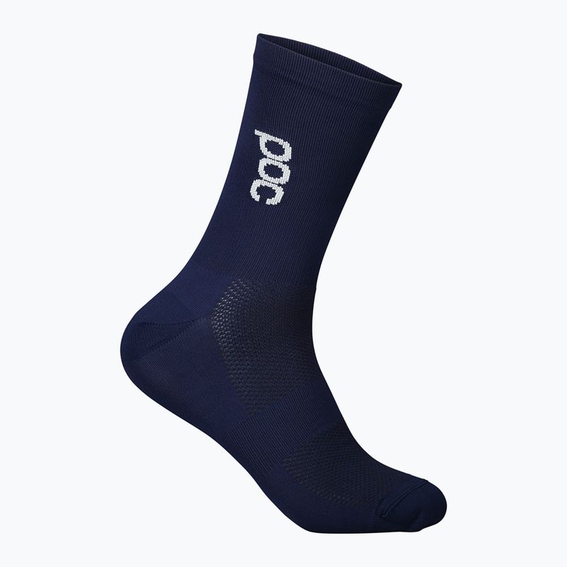 Calze da ciclismo POC Soleus Lite Mid turmaline navy