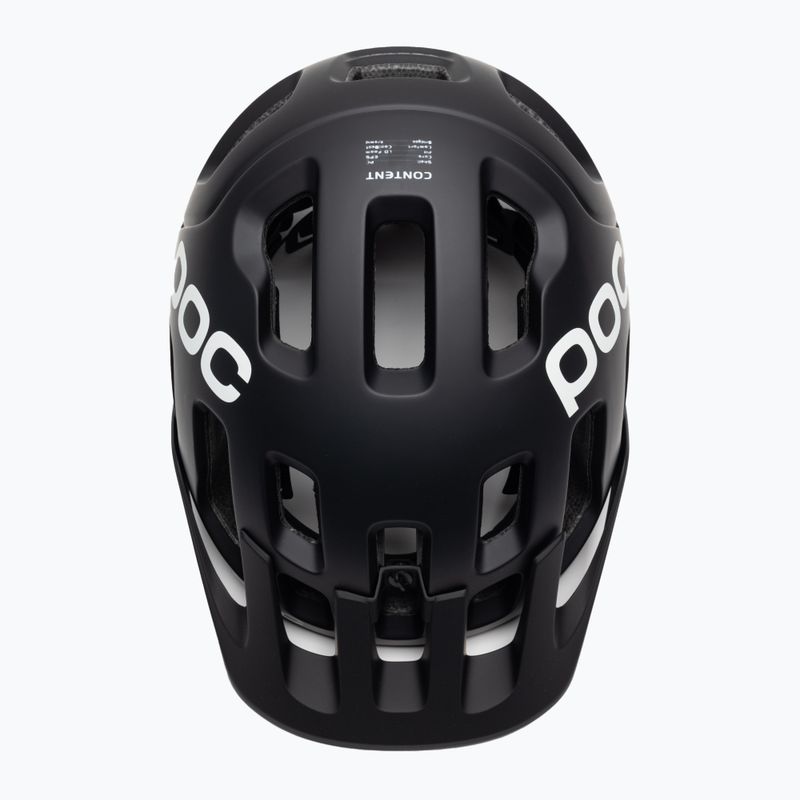 Casco da bici POC Tectal nero uranio opaco 6