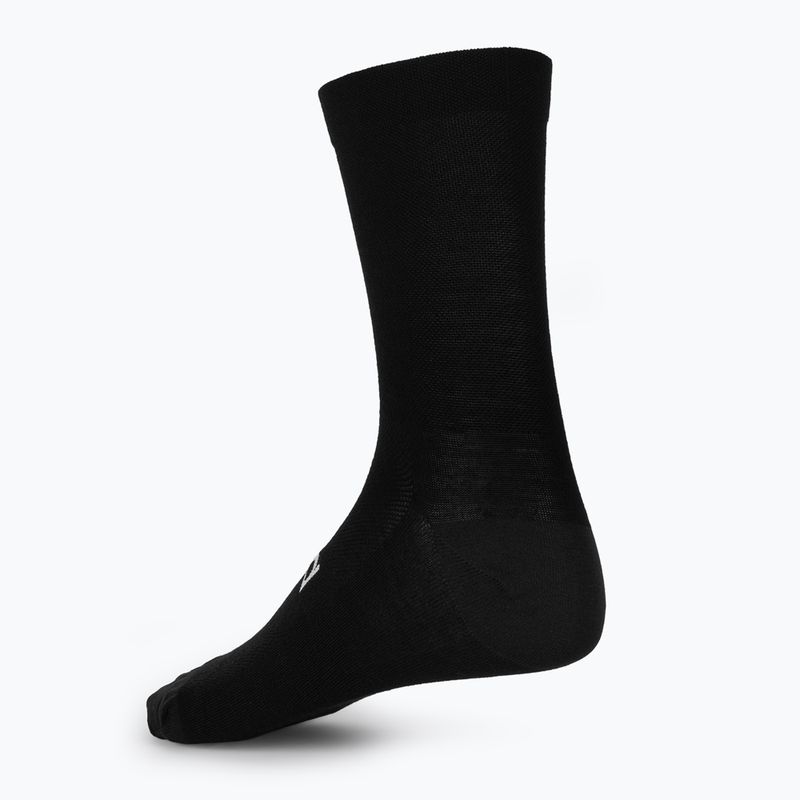 POC Zephyr Merino Mid calze da ciclismo nero uranio 4