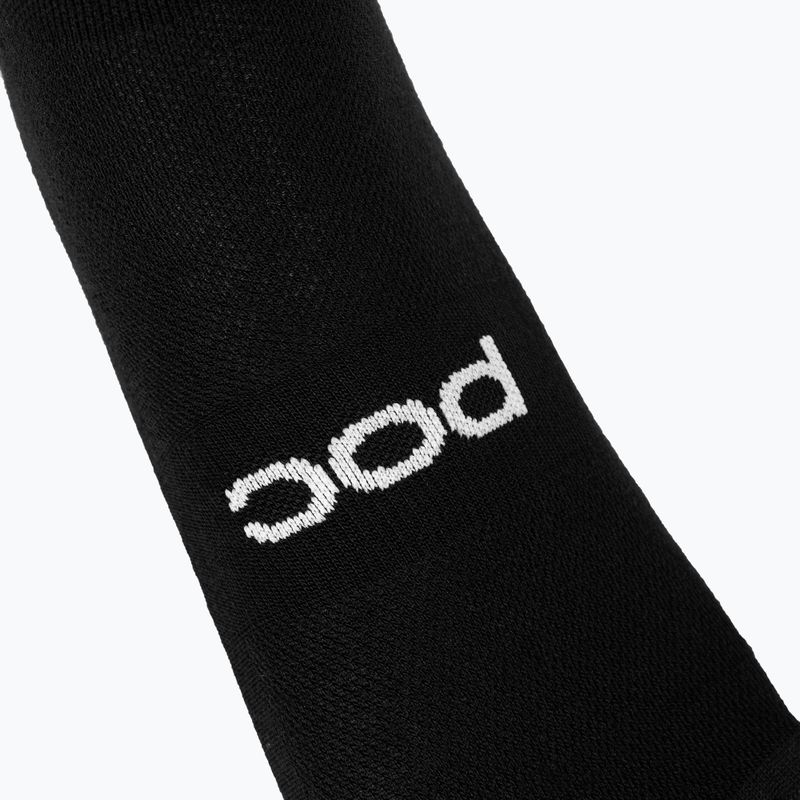 POC Zephyr Merino Mid calze da ciclismo nero uranio 5