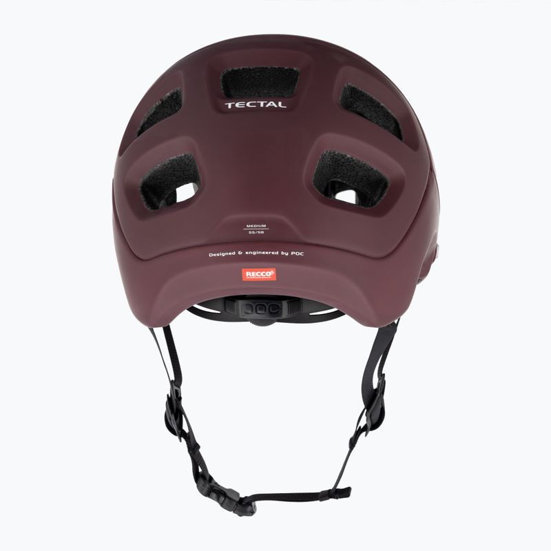 Casco da bici POC Tectal rosso granata opaco 3